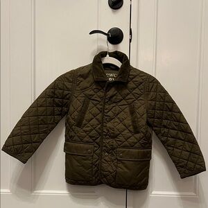 Crewcuts Quilted Kids Puffer Jacket - Dark Green